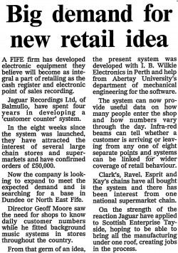 Dundee Courier 20th August 1994